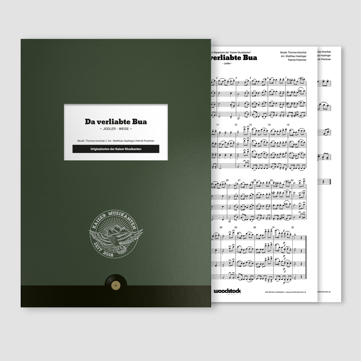 Da verliabte Bua (Original Noten) - Kaiser Musikanten