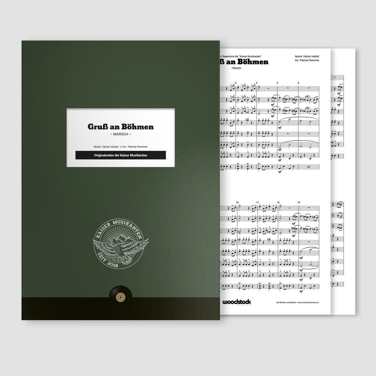 Gruß an Böhmen (Original Noten) - Kaiser Musikanten