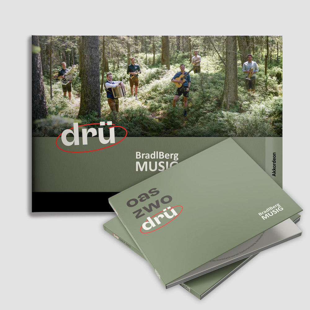 drü Bundle (CD + Notenheft) - BradlBerg Musig