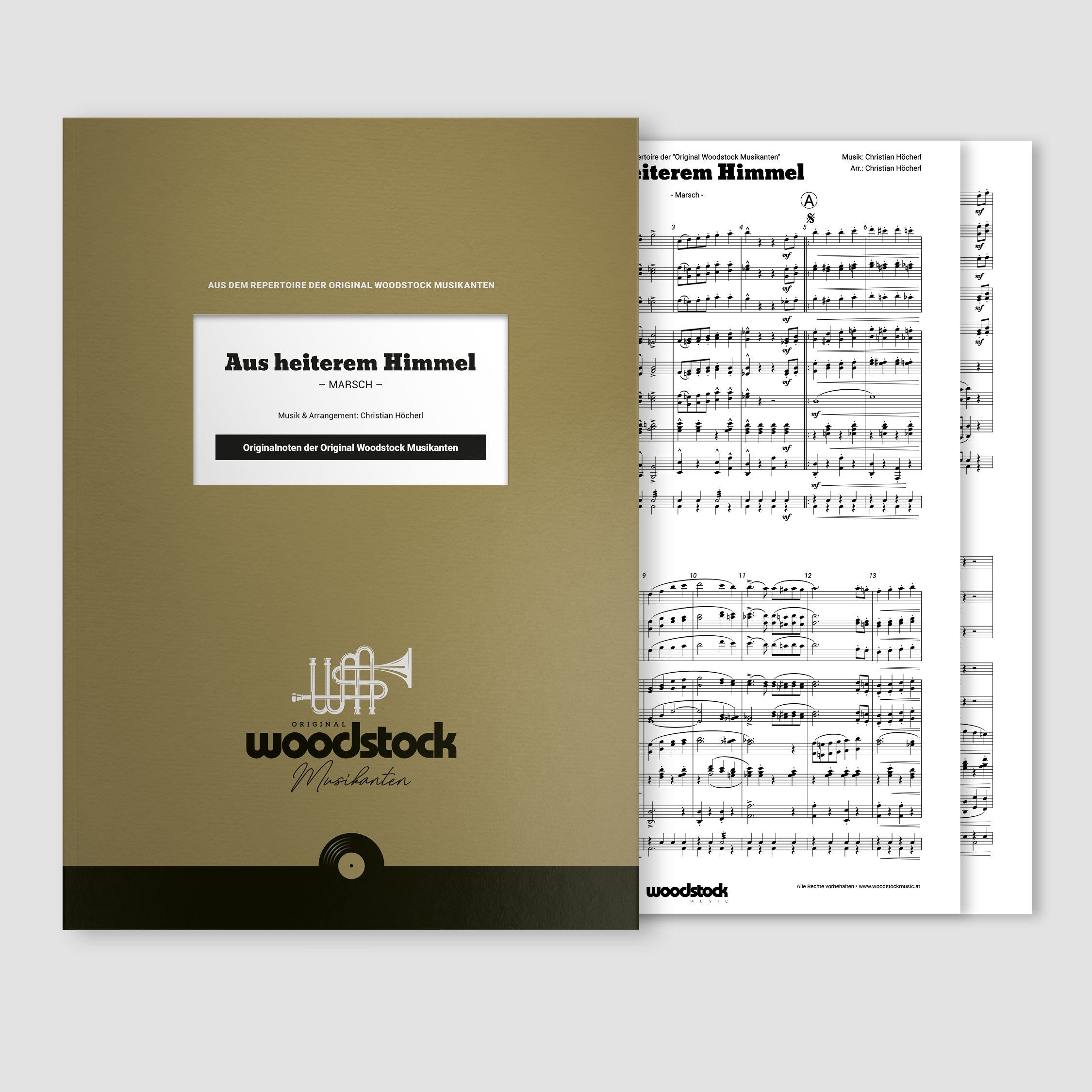 Aus heiterem Himmel (Blasorchester / Original Noten) - Original Woodstock Musikanten