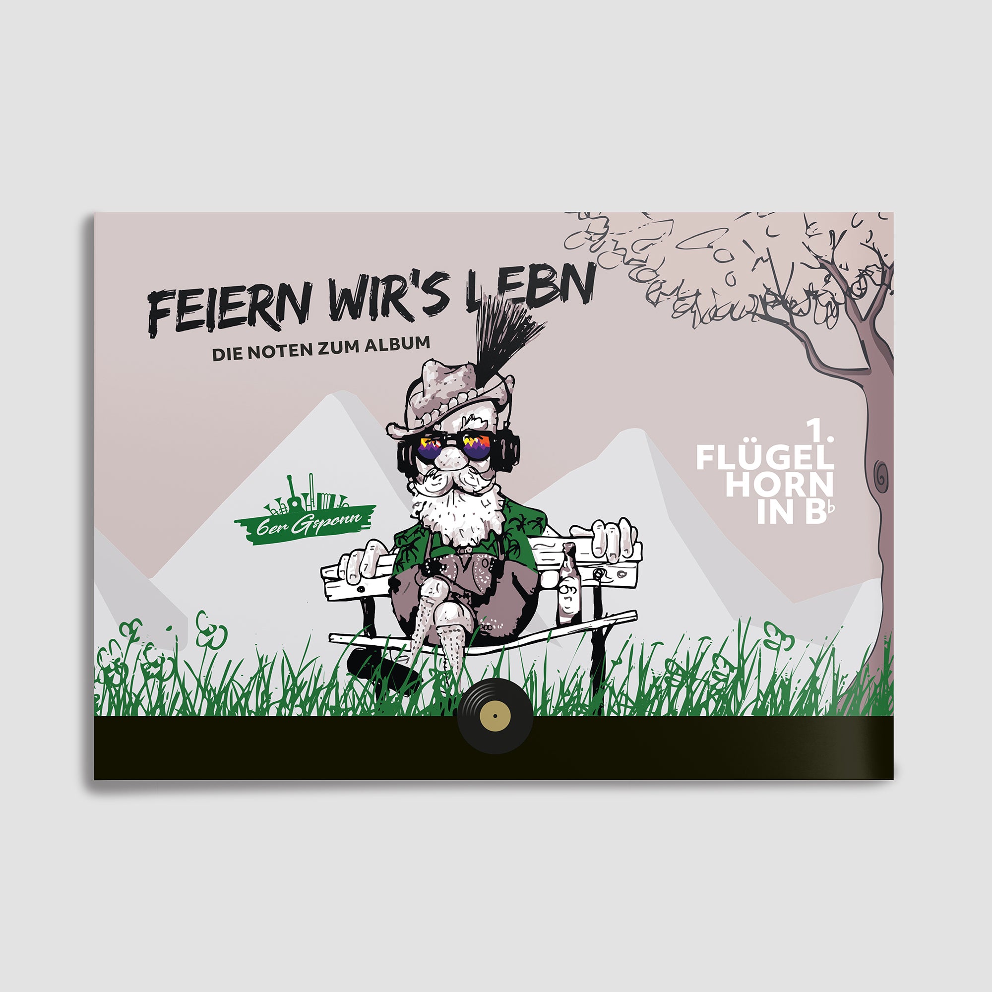 das notenheft feiern wirs lebn von 6er gsponn