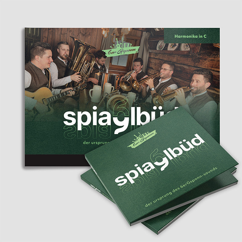 6ergsponn - spiaglbued - spiaglbüd - kombi - cd - notenheft