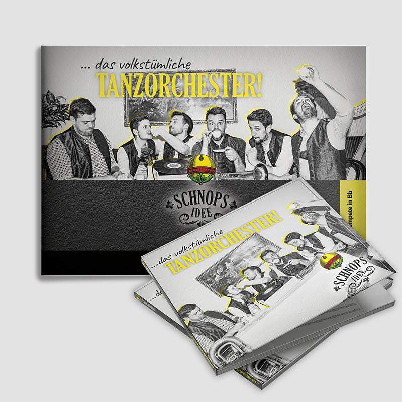 schnopsidee das volkstümliche tanzorchester - notenheft + cd