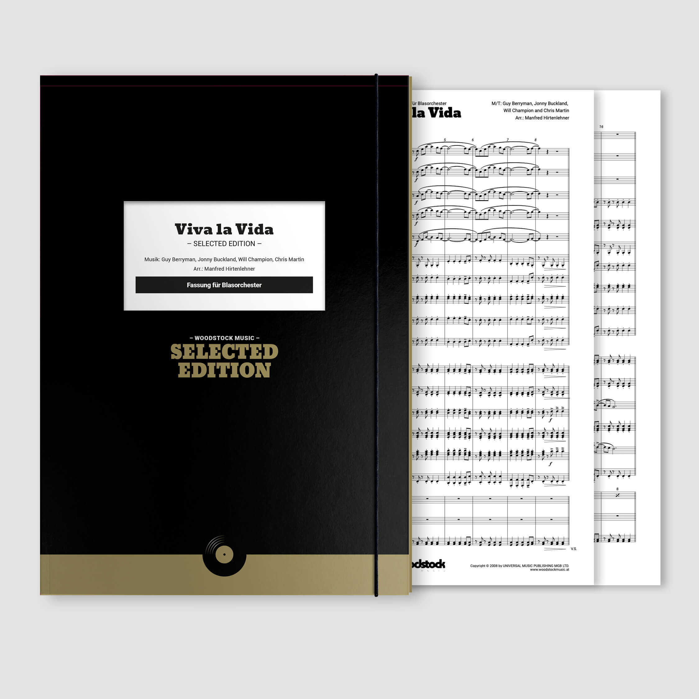 viva la vida - coldplay - blasorchester noten