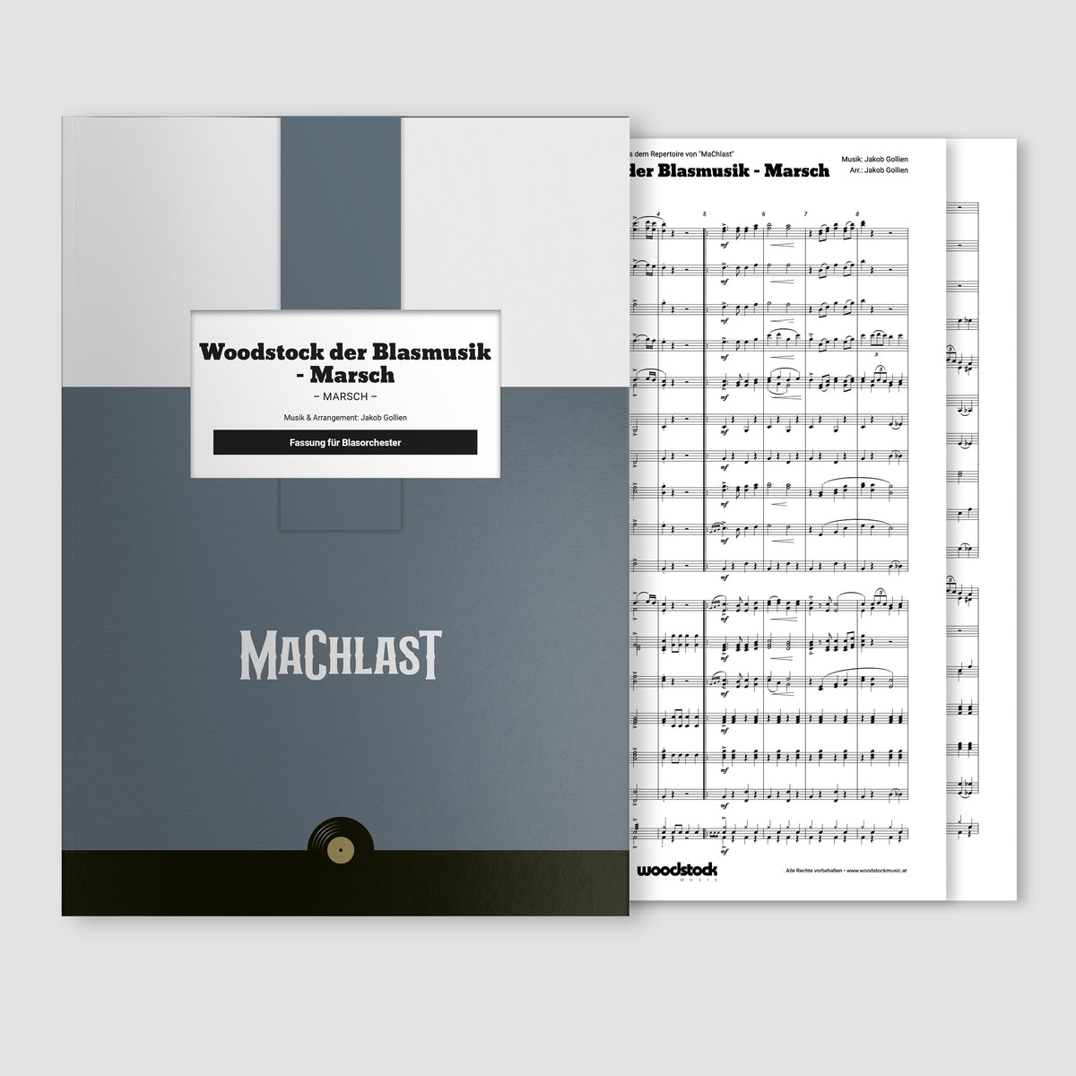 MaChlast Woodstock der Blasmusik Marsch noten blasorchester