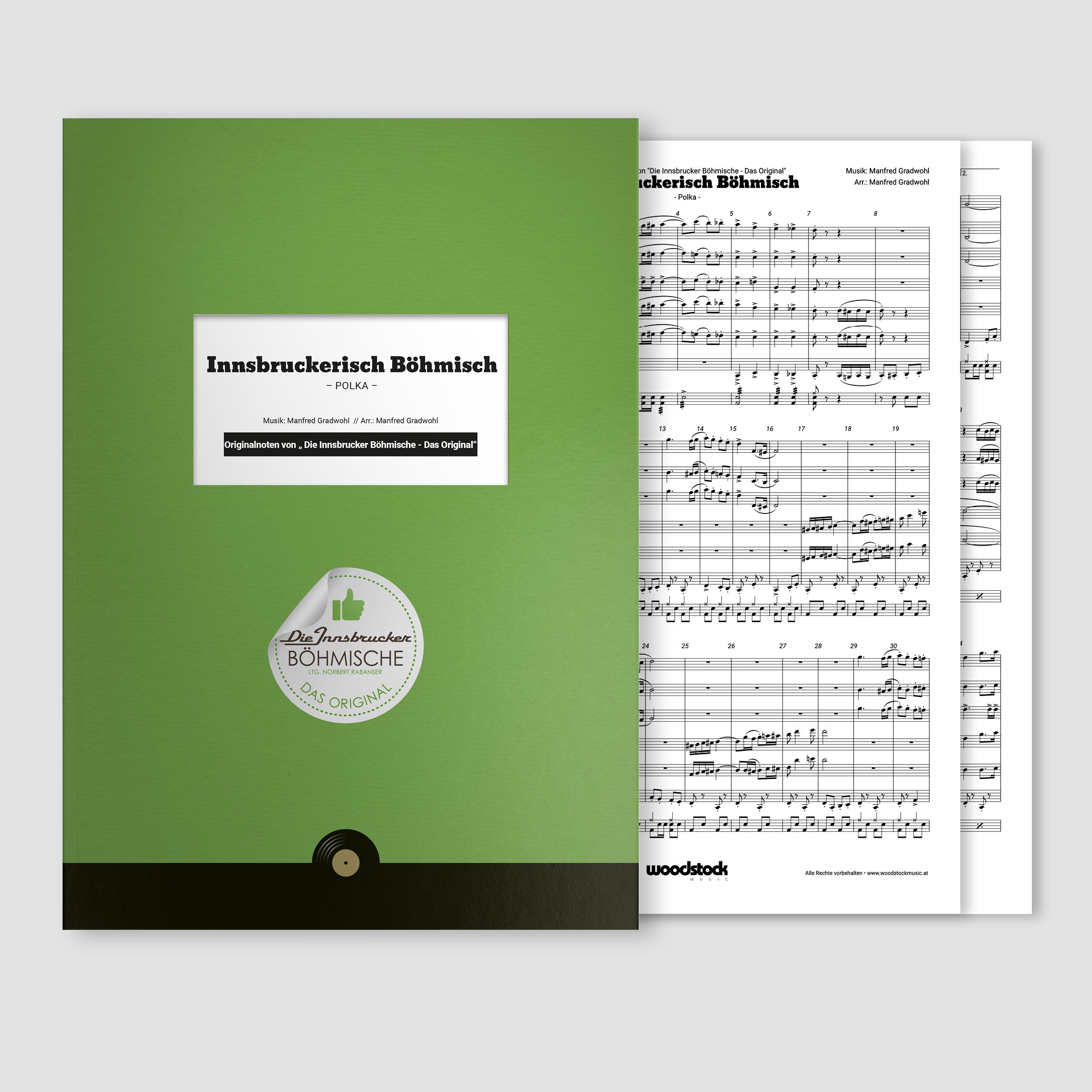 Innsbruckerisch Böhmisch (Original Noten) - Die Innsbrucker Böhmische